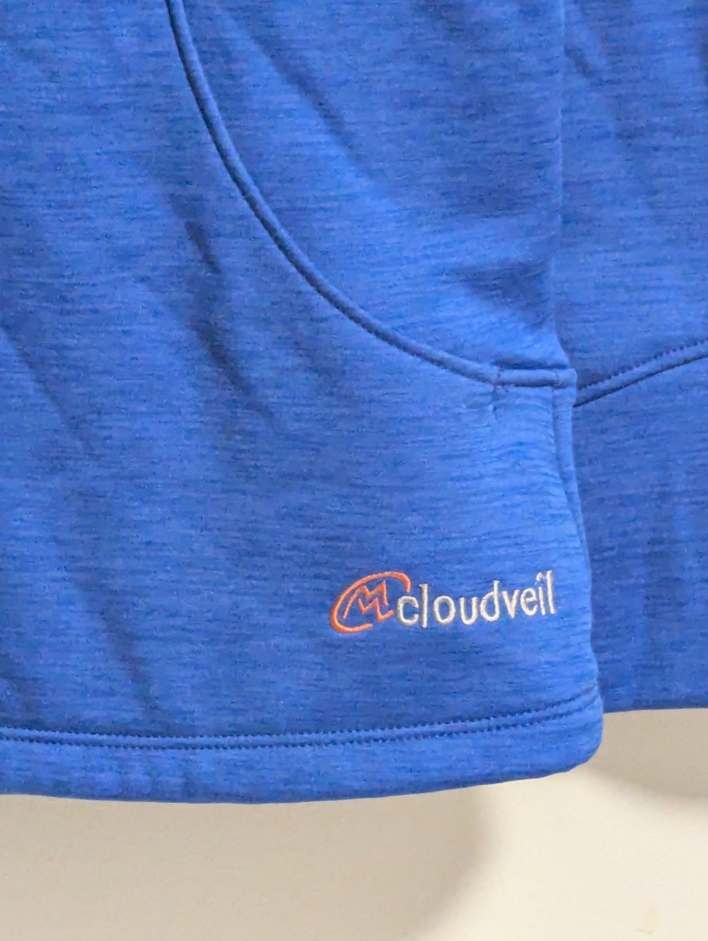Cloudveil Zip Up Hoodie Sweater Sz XL Blue Fleece. - Picture 2 of 6